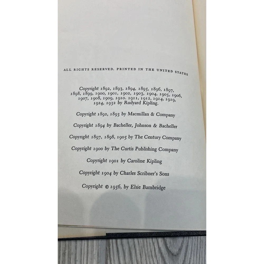 Kipling : A Selection of His Stories and Poems by John Beecroft Vol. 1 & 2 1956